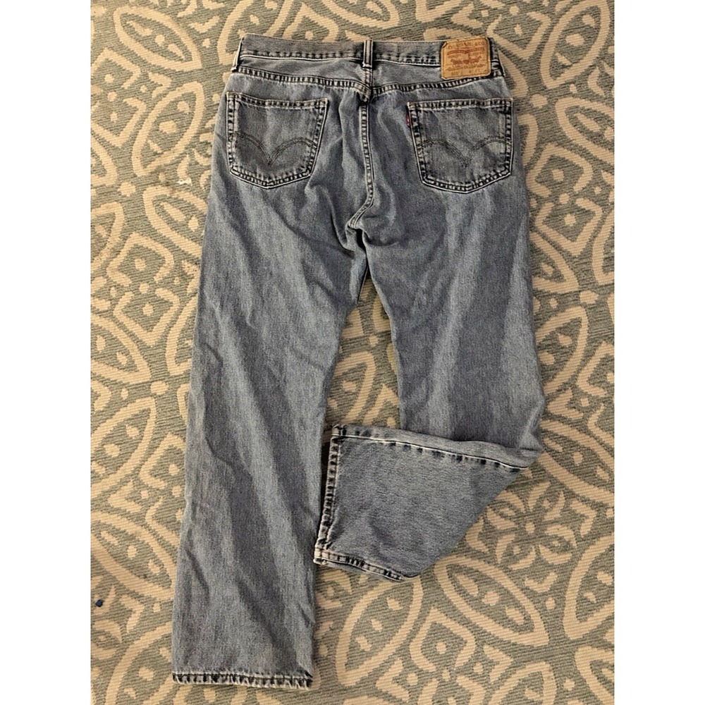 Levi's 505‎ Jeans Men's Blue Denim Wpl-423 Regular Fit Straight Leg 34x29